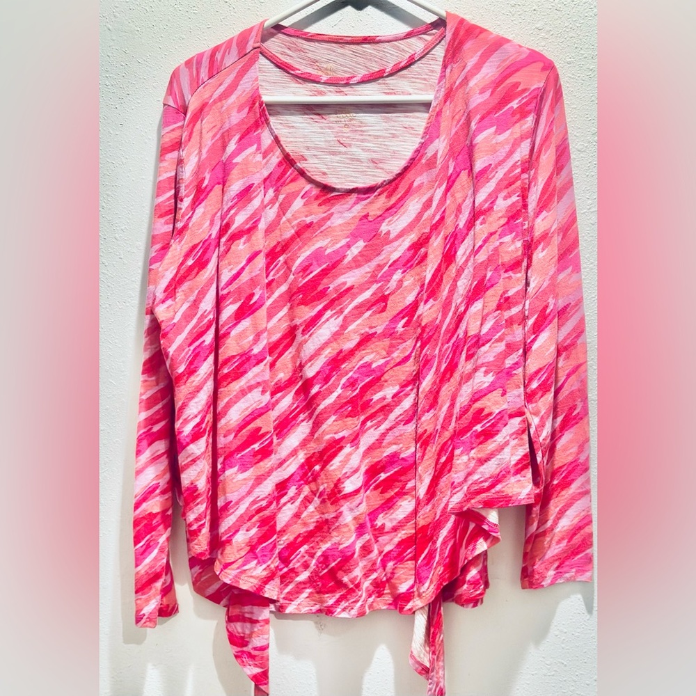 Belle by Kim Gravel SOLD AT QVC 2 Piece Set Tank Top & Cardigan Women’s Small